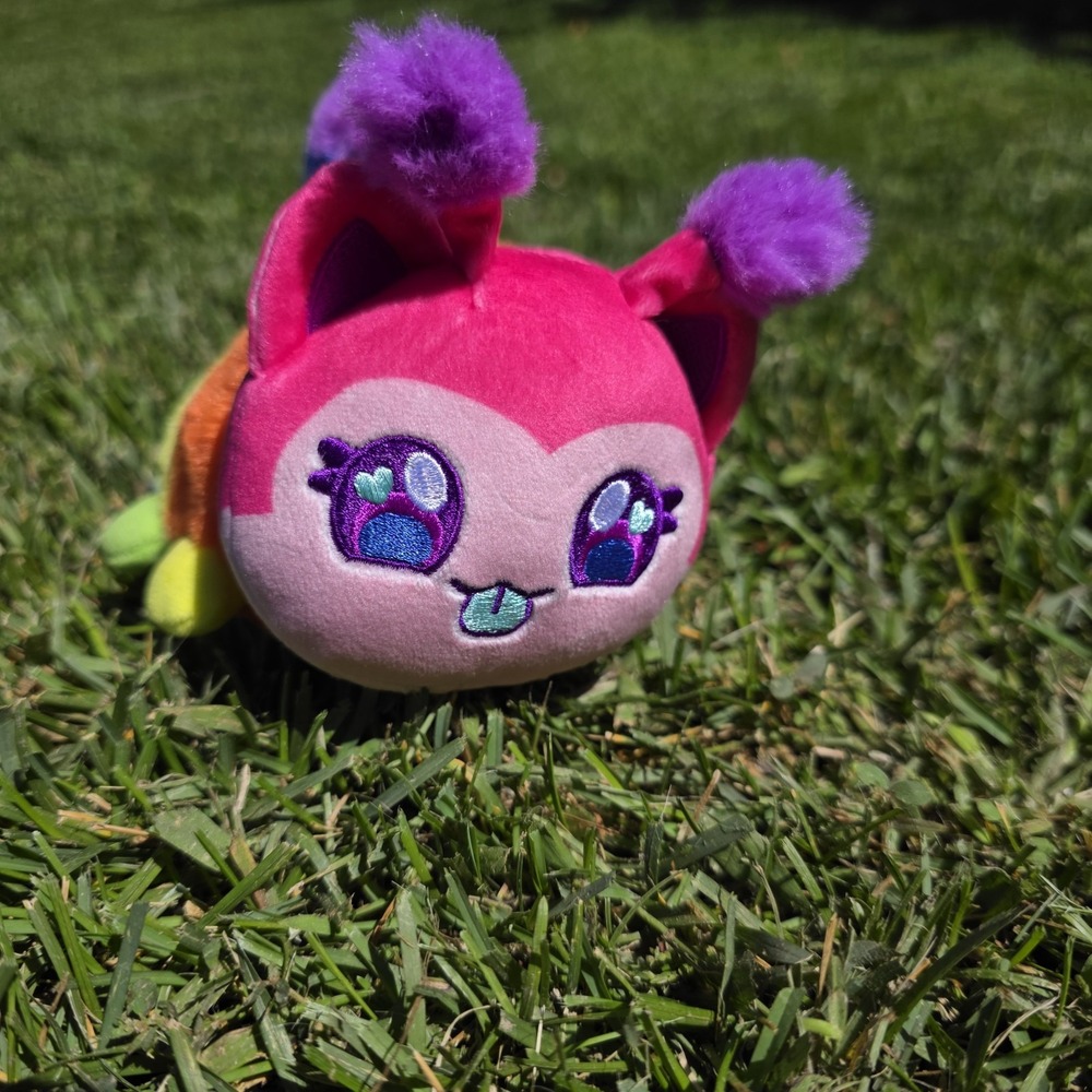 Rainbow Caterpillar Safari MeeMeows Aphmau 6" Plush